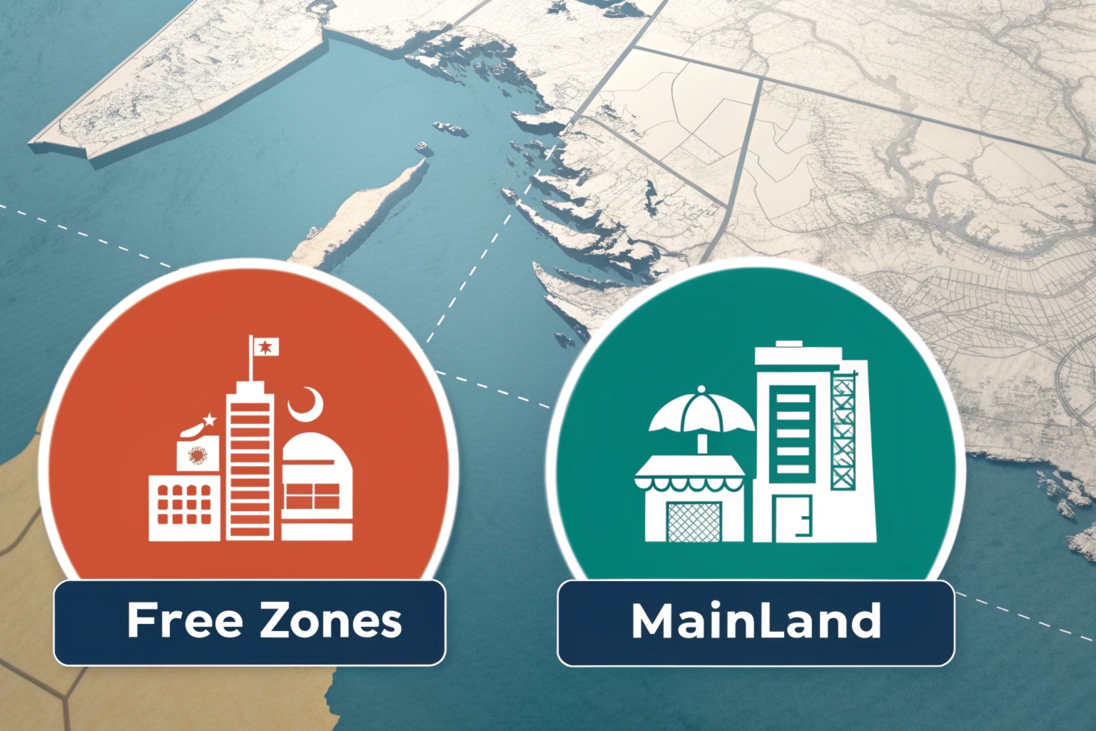 Diferencias entre Free Zones y Mainland en Dubái