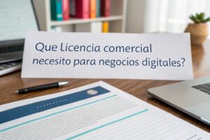 ¿Qué Licencia Comercial Necesito para Negocios Digitales