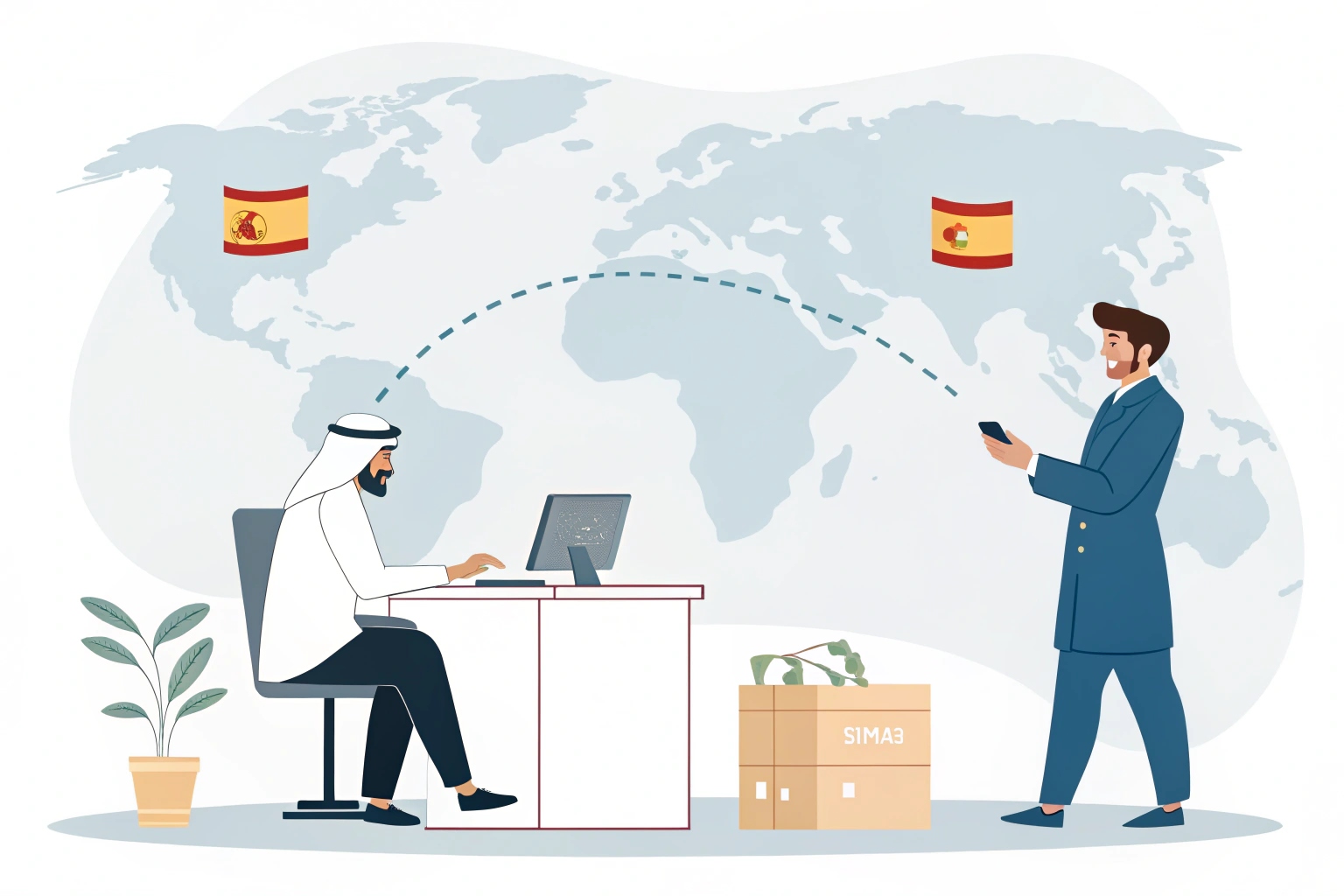 ¿Cómo funciona el envío y recepción de dinero entre España y Dubái