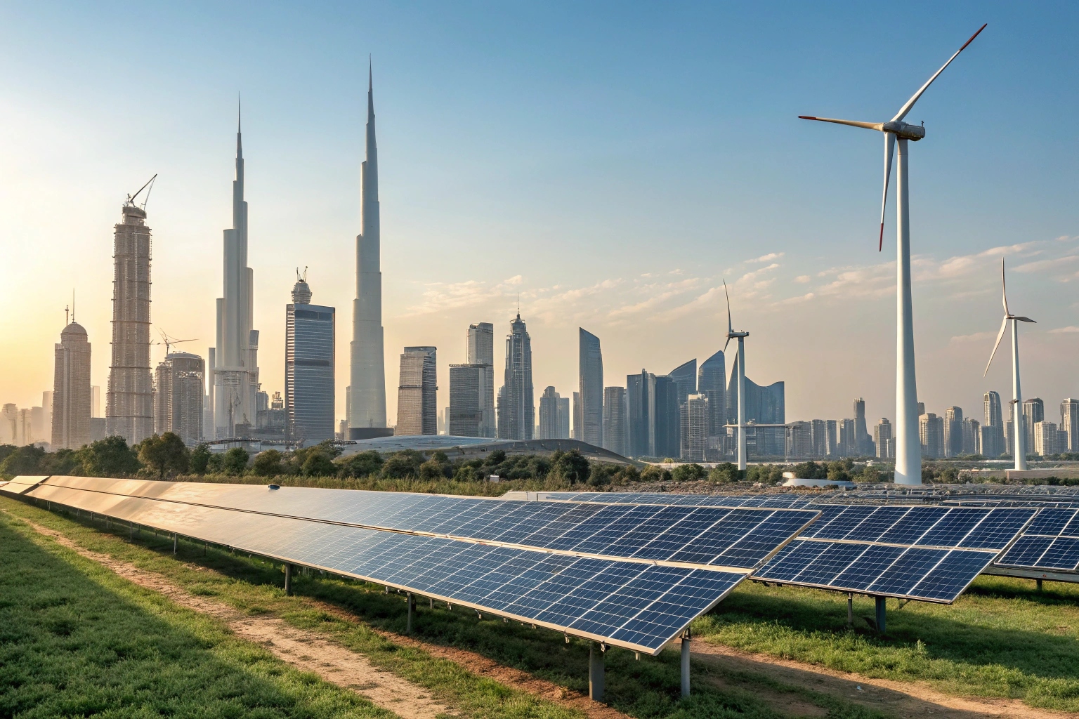 ¿Qué oportunidades existen en Dubái para negocios relacionados con energías renovables