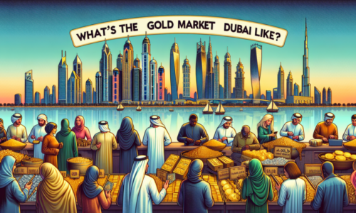 ¿Cómo es el mercado del oro en Dubái?